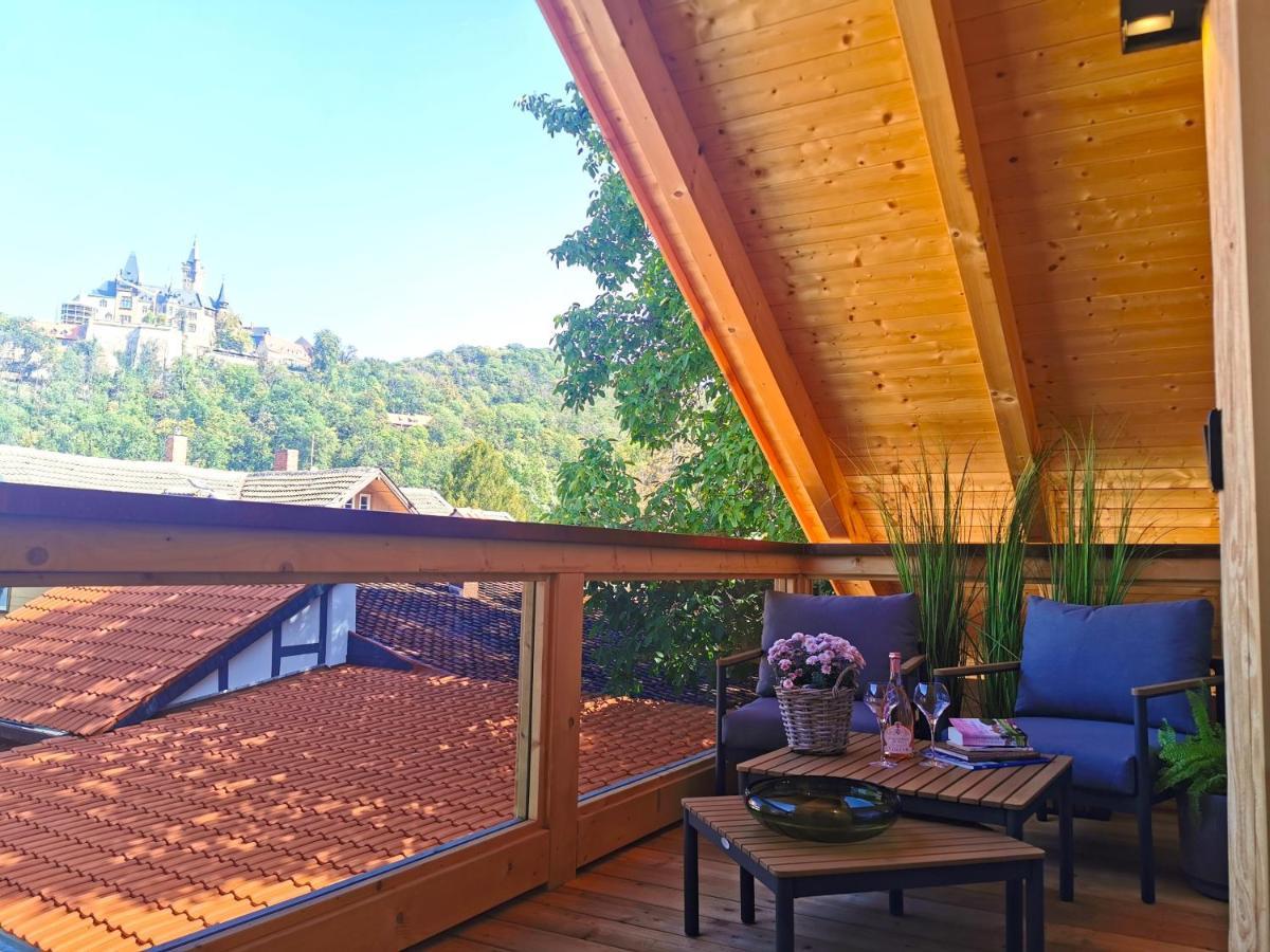 Das Chalet Mit Schlossblick In Wernigerode Exterior foto